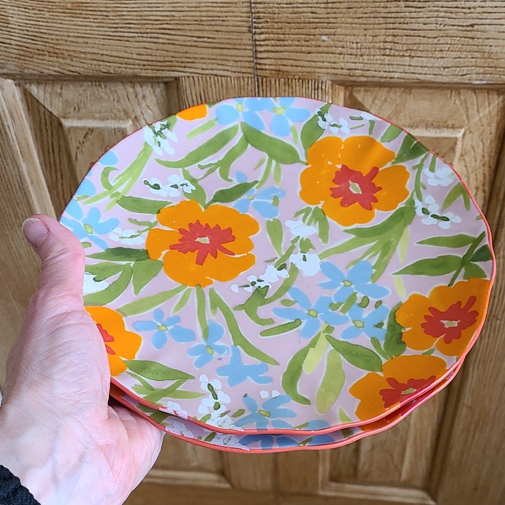 Antropologie/ Leah Reena Goren Floral Plate